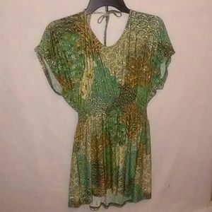 NWT adjustable tie blouse.